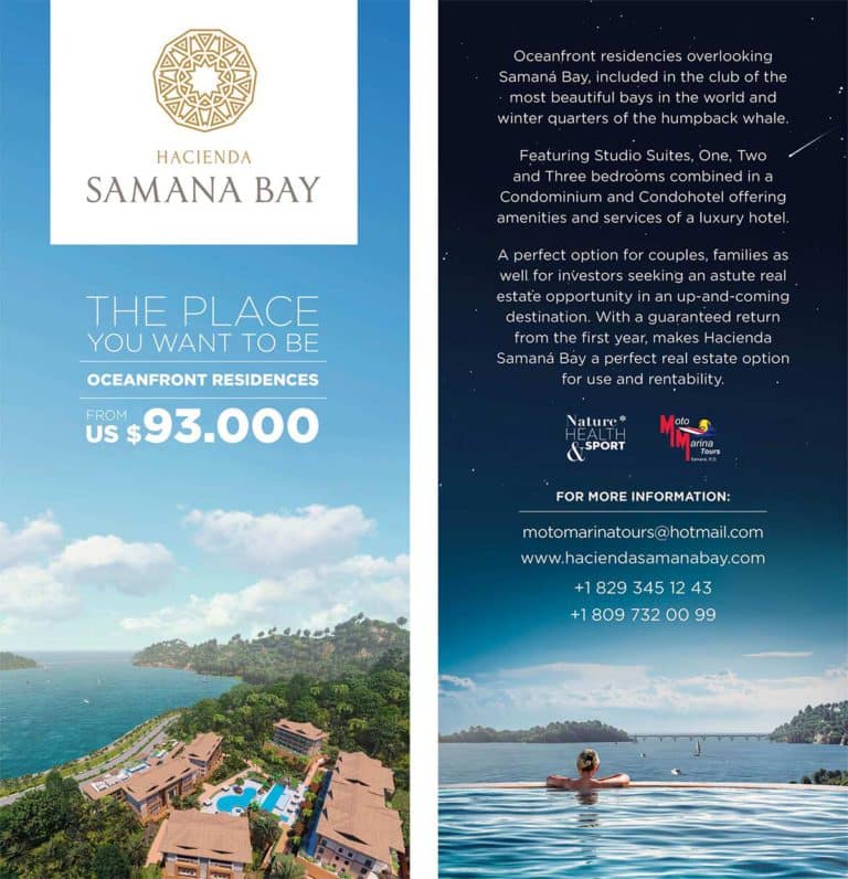 Hacienda Samaná Bay: logo, diseño web, desarrollo web a medida, diseño gráfico